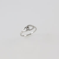 14k White Gold Diamond Ring - #61526